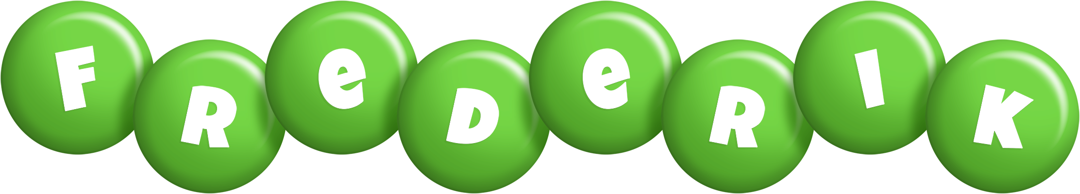 Frederik candy-green logo