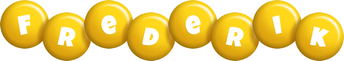 Frederik candy-yellow logo