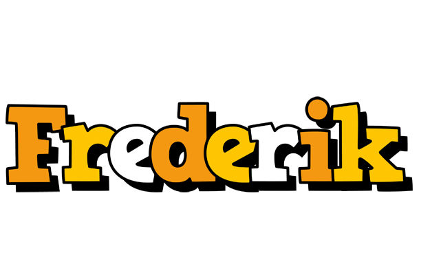 Frederik cartoon logo