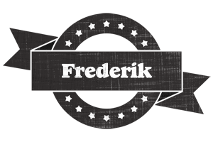 Frederik grunge logo