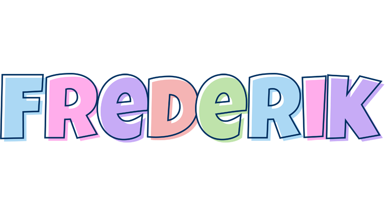 Frederik pastel logo