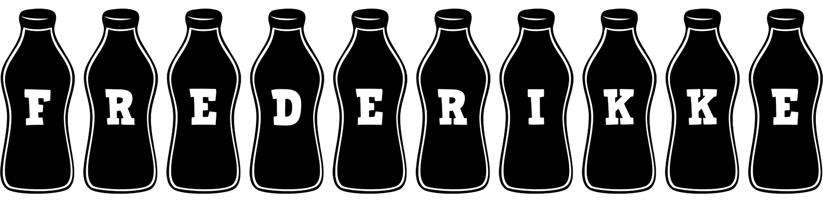 Frederikke bottle logo