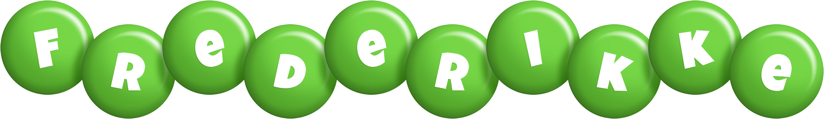 Frederikke candy-green logo