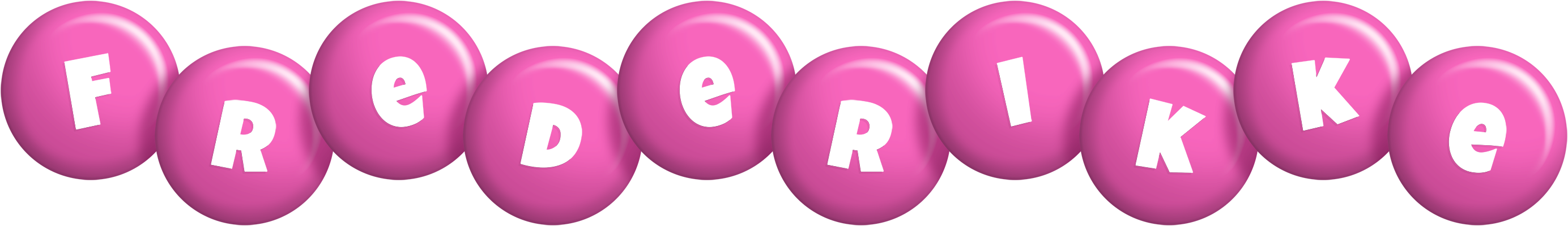 Frederikke candy-pink logo