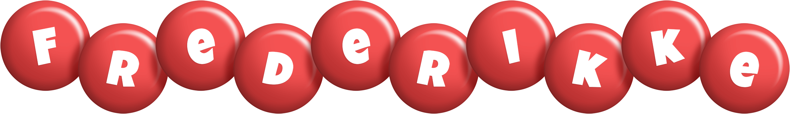 Frederikke candy-red logo
