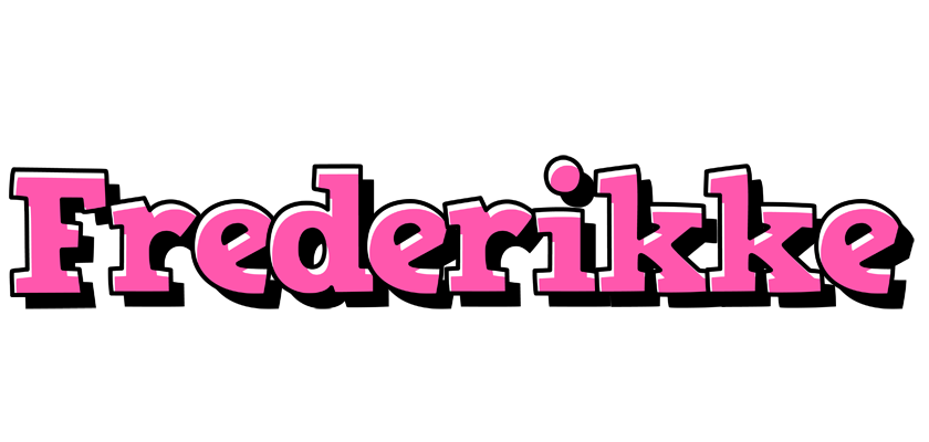 Frederikke girlish logo