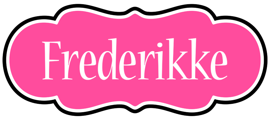 Frederikke invitation logo