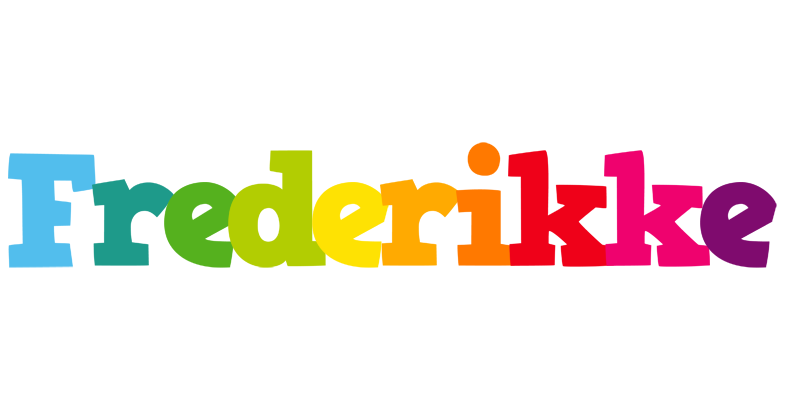 Frederikke rainbows logo