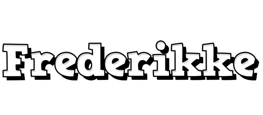Frederikke snowing logo