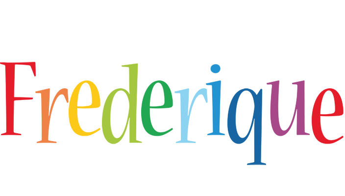 Frederique birthday logo
