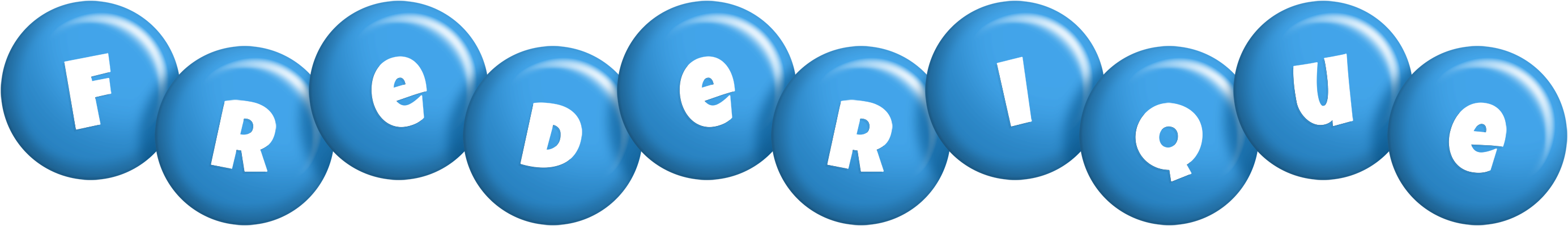 Frederique candy-blue logo