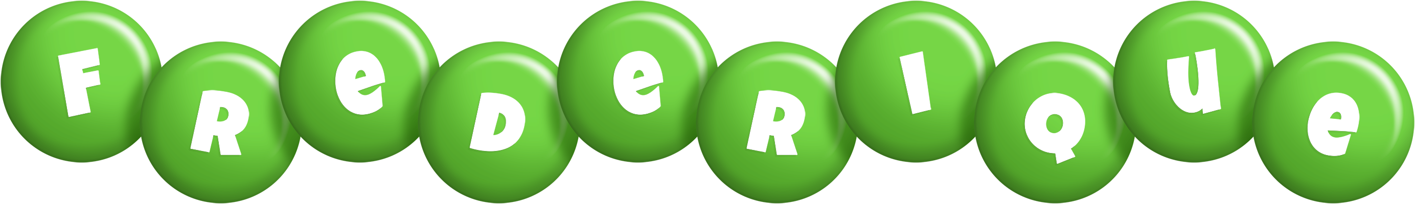 Frederique candy-green logo