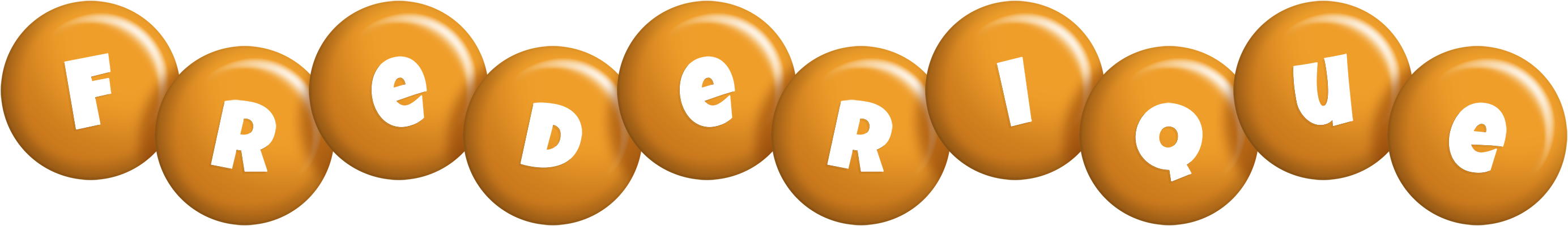 Frederique candy-orange logo