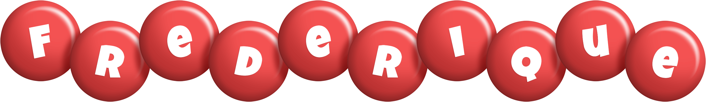 Frederique candy-red logo