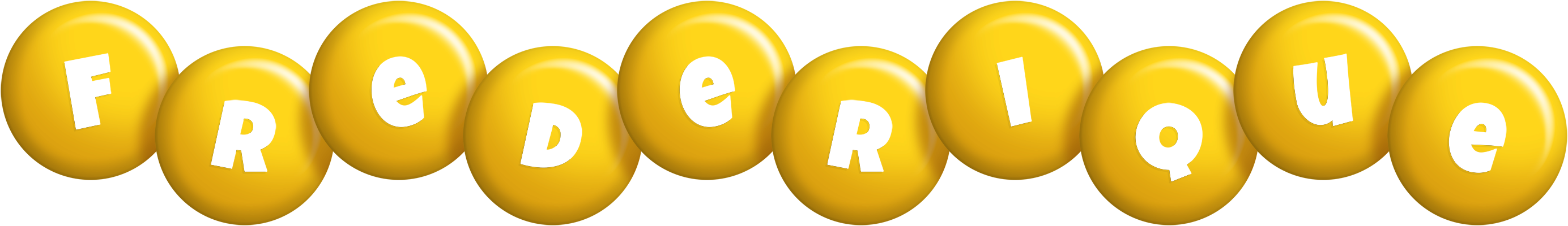 Frederique candy-yellow logo