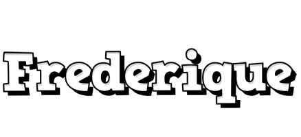 Frederique snowing logo