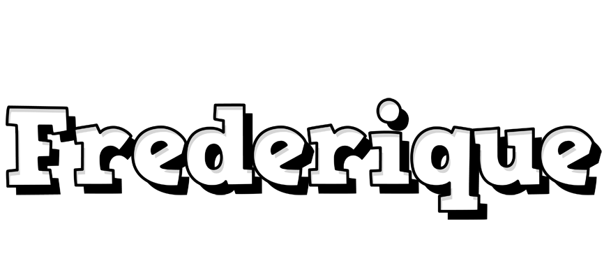 Frederique snowing logo