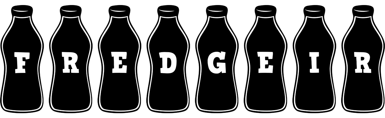 Fredgeir bottle logo