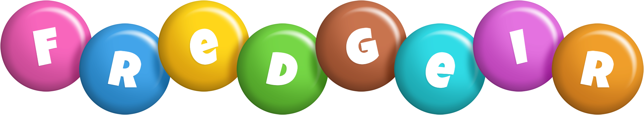 Fredgeir candy logo