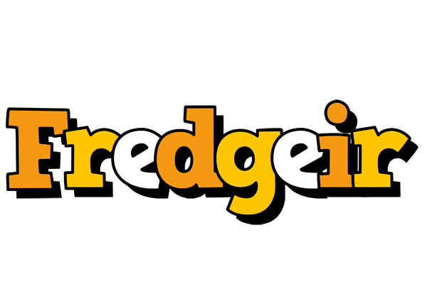 Fredgeir cartoon logo