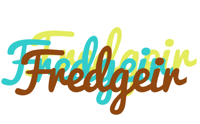 Fredgeir cupcake logo