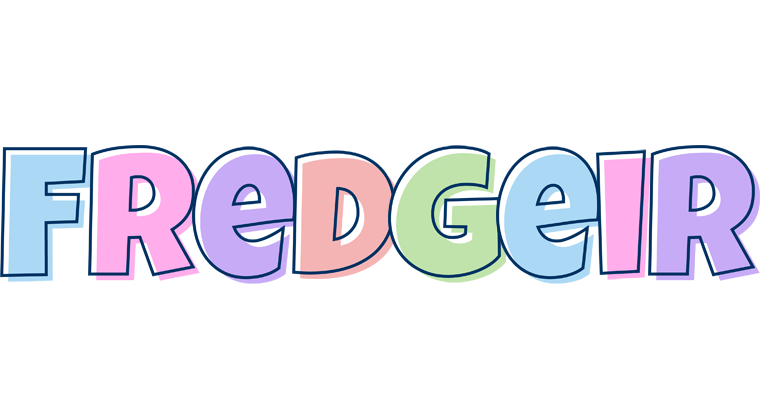 Fredgeir pastel logo