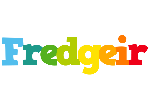 Fredgeir rainbows logo