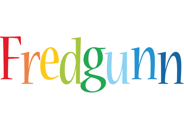 Fredgunn birthday logo