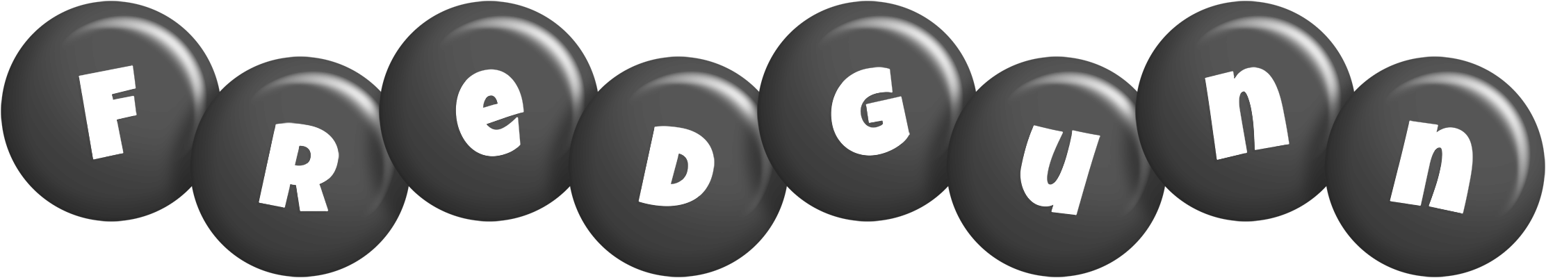 Fredgunn candy-black logo