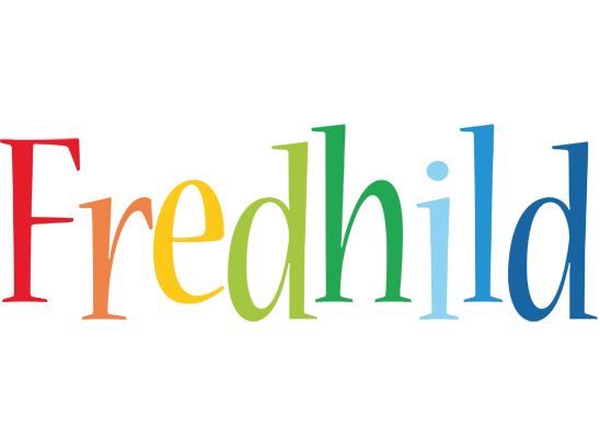 Fredhild birthday logo