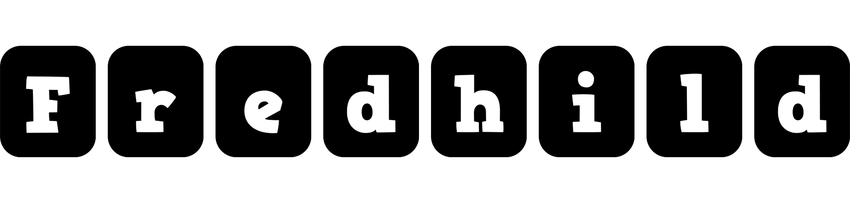 Fredhild box logo