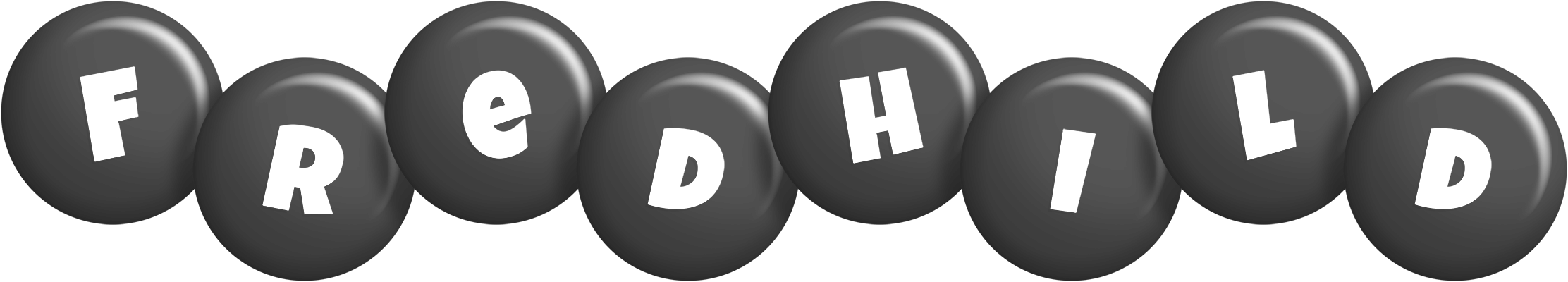 Fredhild candy-black logo
