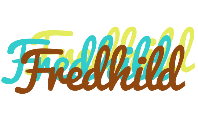 Fredhild cupcake logo