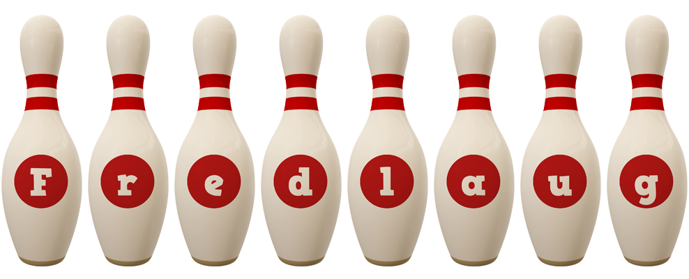 Fredlaug bowling-pin logo