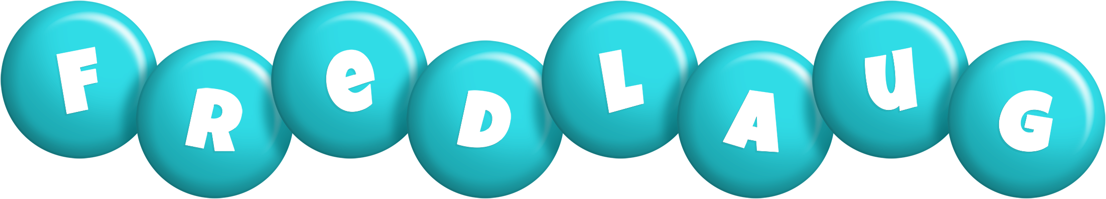 Fredlaug candy-azur logo