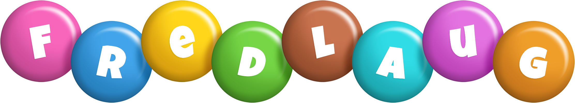 Fredlaug candy logo