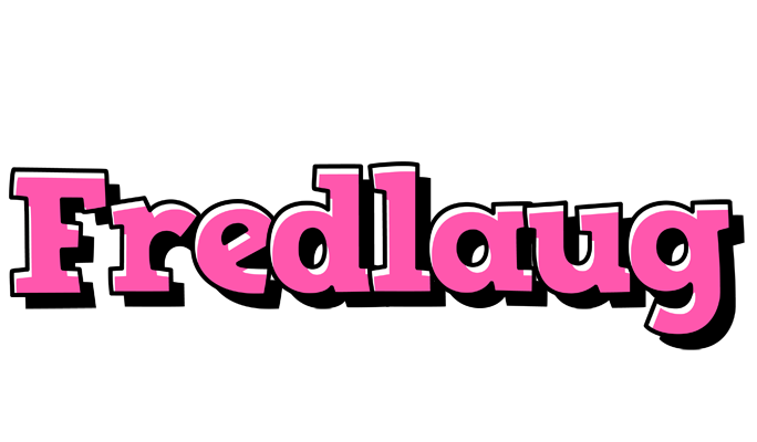 Fredlaug girlish logo