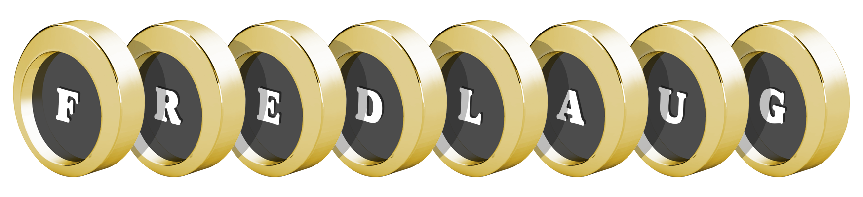 Fredlaug gold logo
