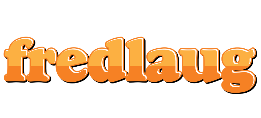 Fredlaug orange logo