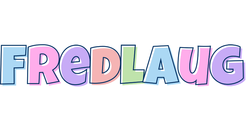 Fredlaug pastel logo