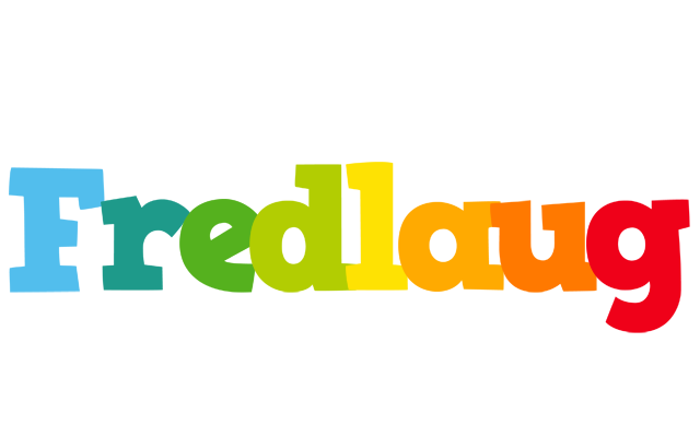 Fredlaug rainbows logo
