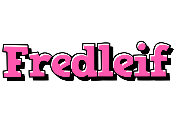 Fredleif girlish logo