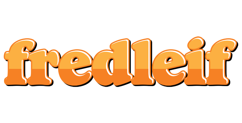 Fredleif orange logo