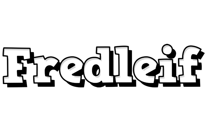 Fredleif snowing logo