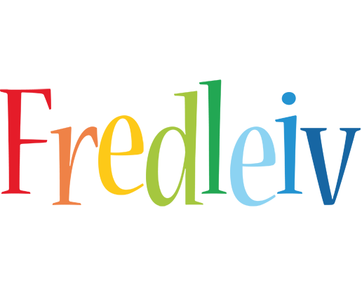 Fredleiv birthday logo