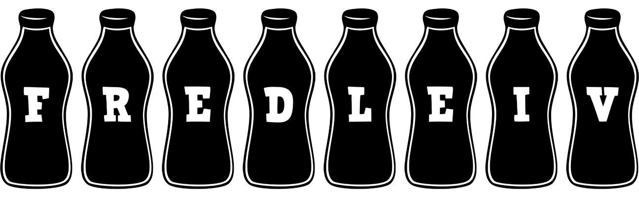 Fredleiv bottle logo