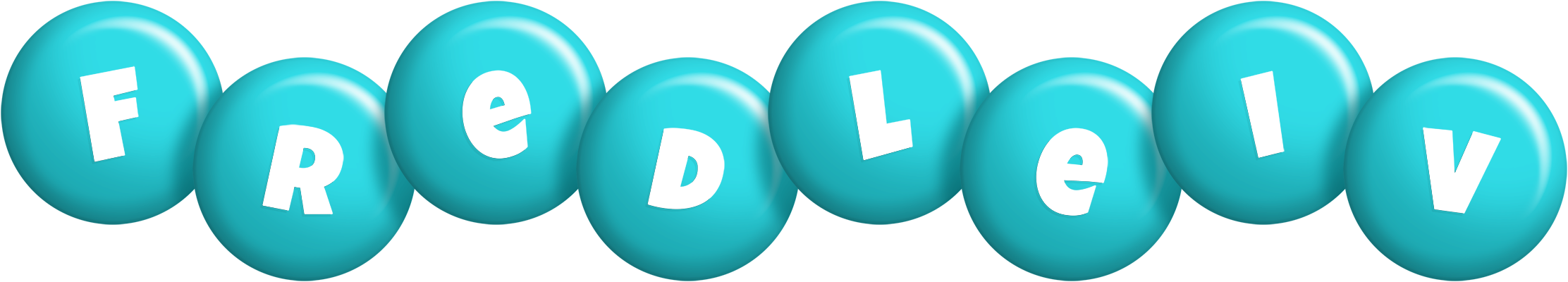 Fredleiv candy-azur logo