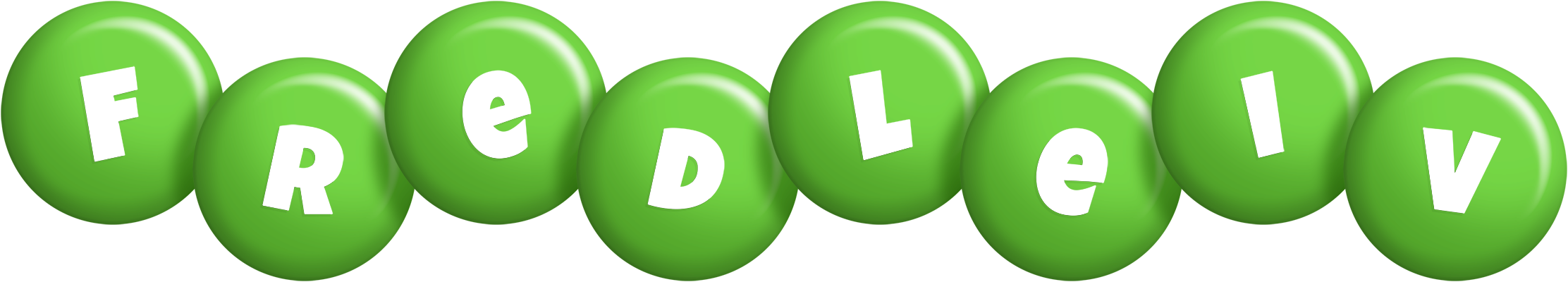 Fredleiv candy-green logo