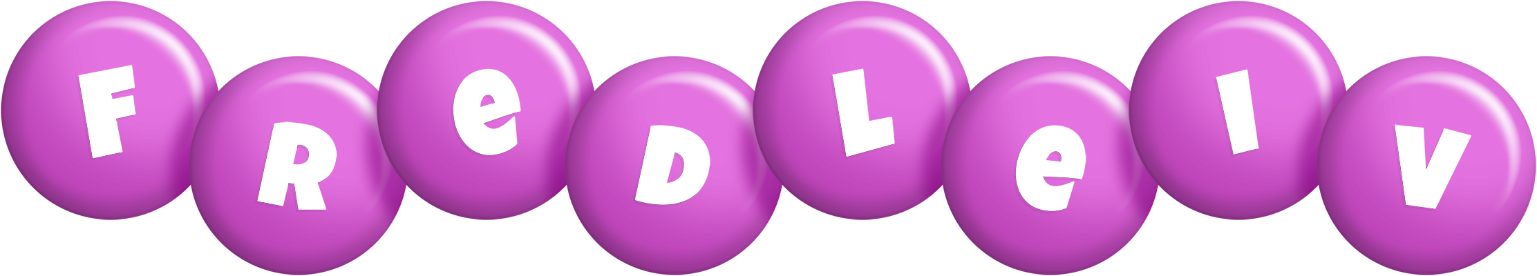 Fredleiv candy-purple logo