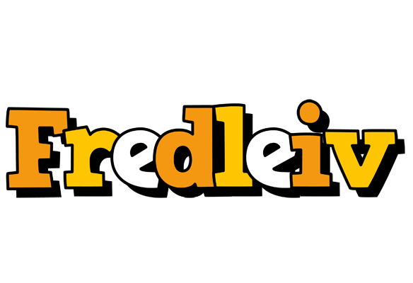 Fredleiv cartoon logo